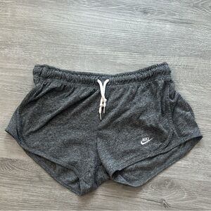 Grey nike sweat shorts